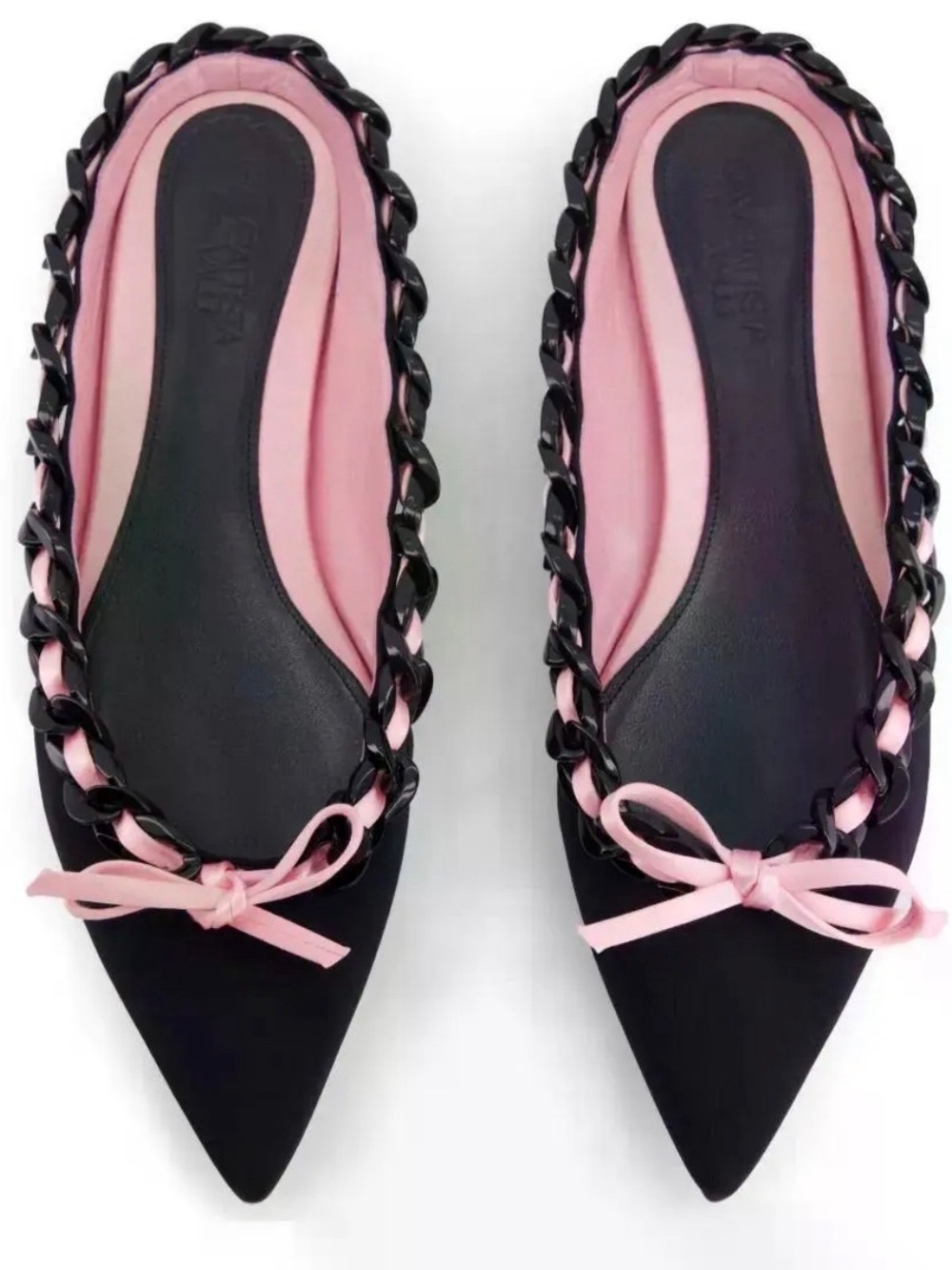 Giambattista Valli  Bow- Detail Slippers Size 36